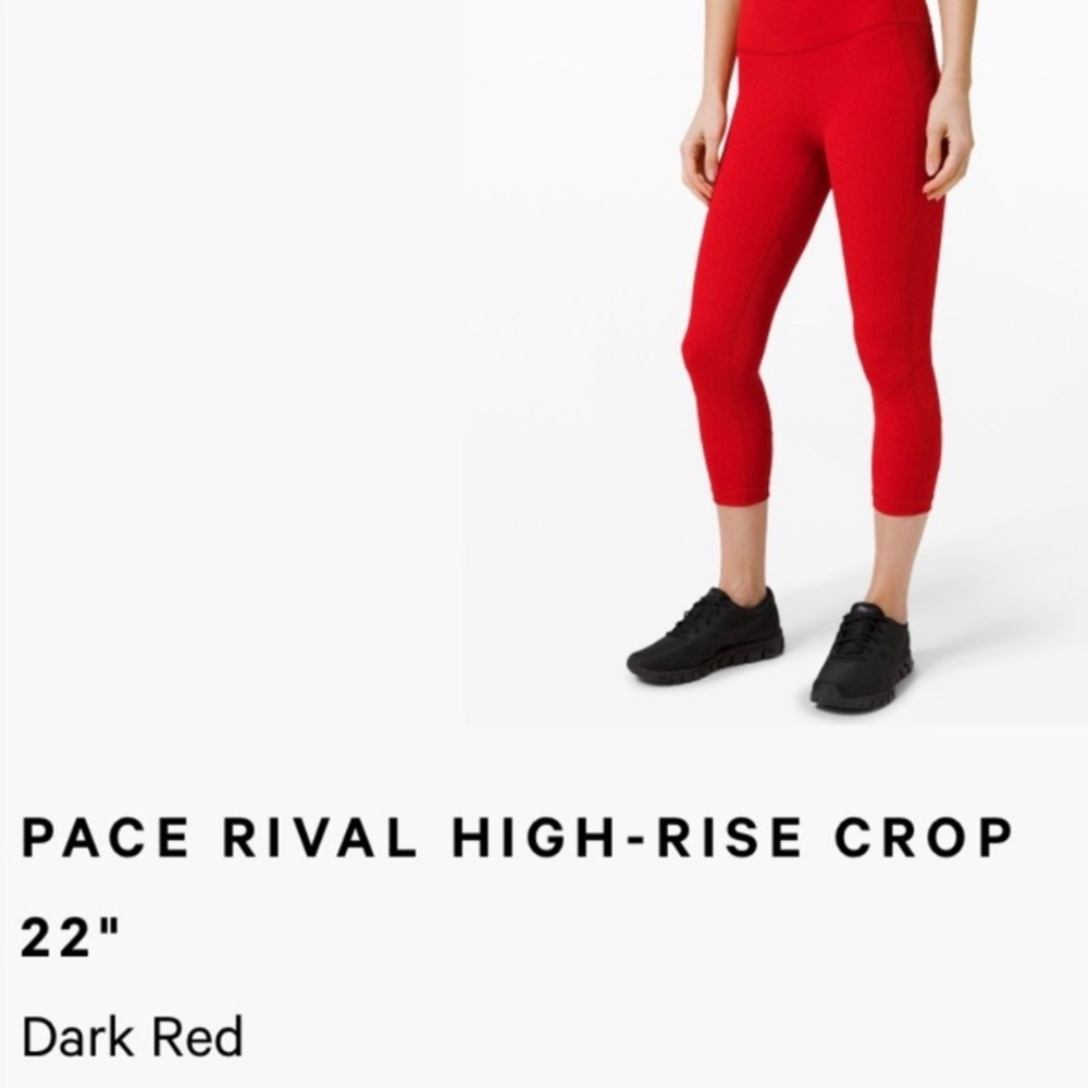 Pace Rival High Rise Lululemon Leggings - Picture 3 of 8